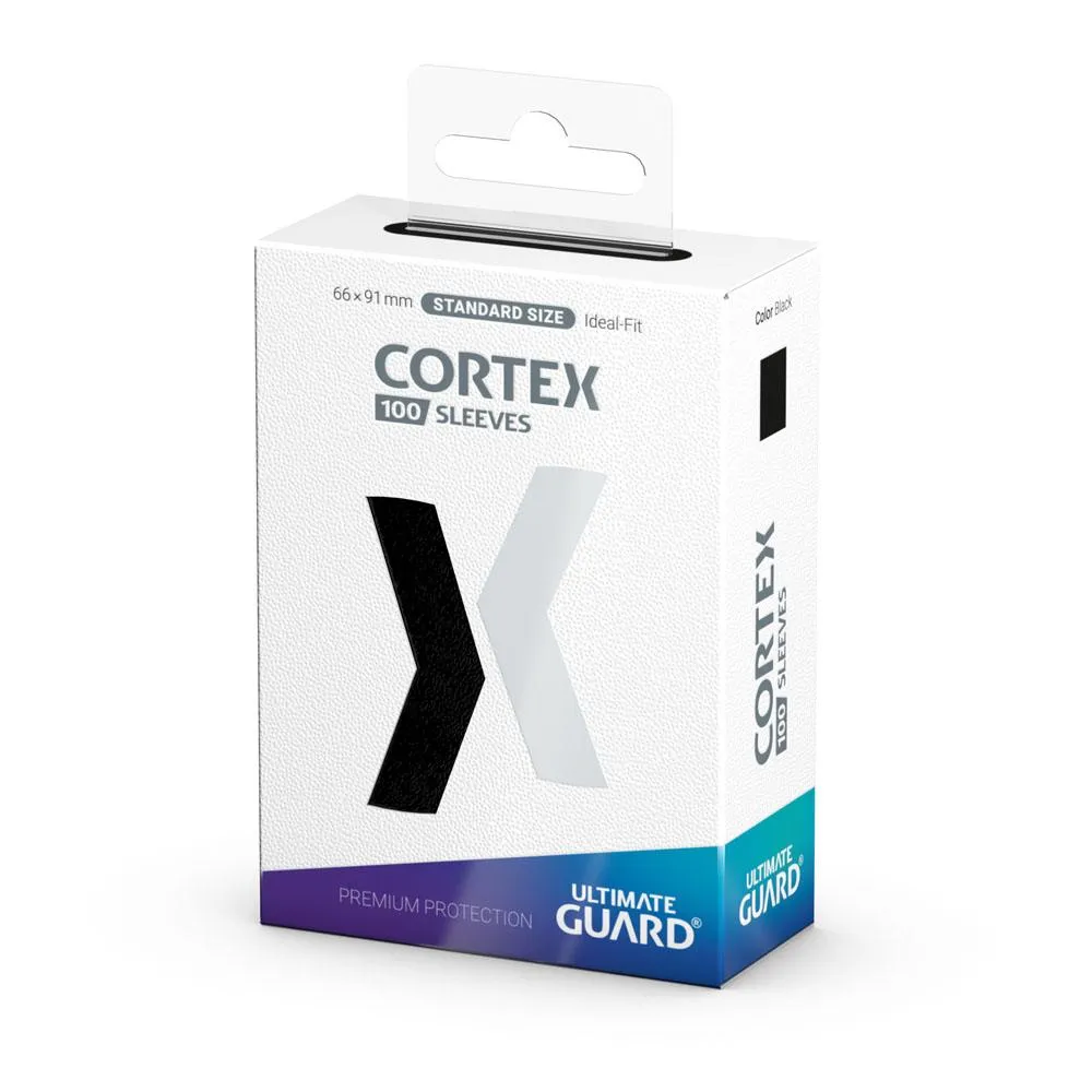 Ultimate Guard Cortex Sleeves Standard Size 66 x 91 mm (100 Sleeves) - Black